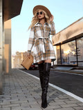 Plaid Jacket Dress