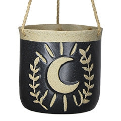 Moon Garden Ceramic Hanging Planter Pot